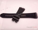 Swiss Quality Hublot Geneve Black Gummy Strap No Clasp 30x24mm